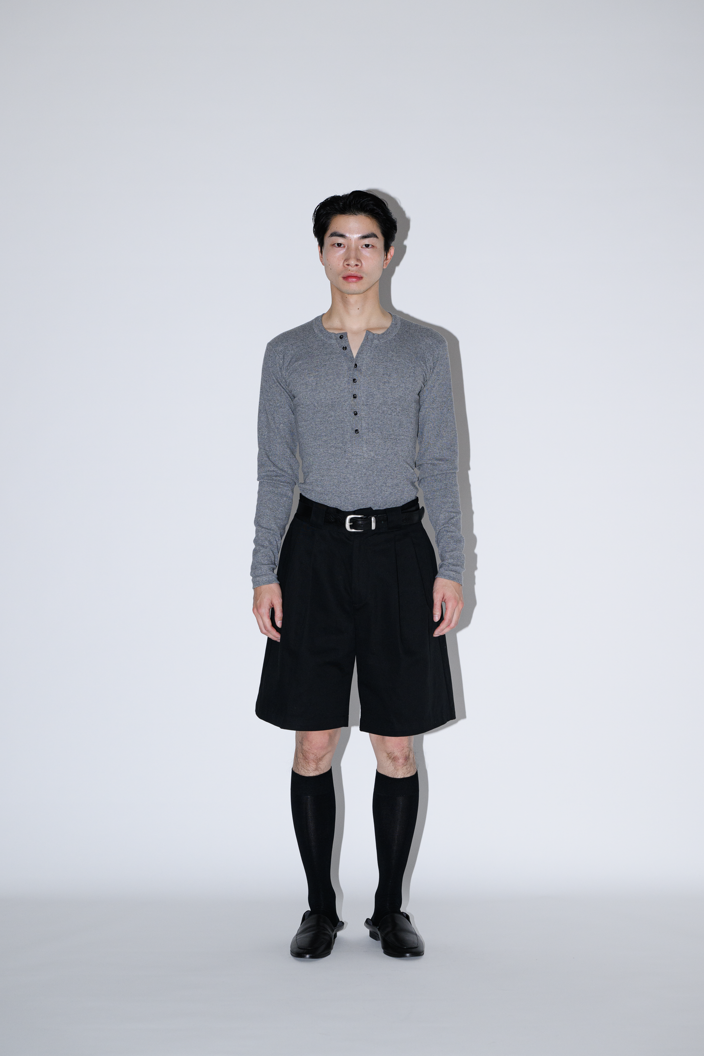 Marc Henley Neck Long Sleeve T-shirt