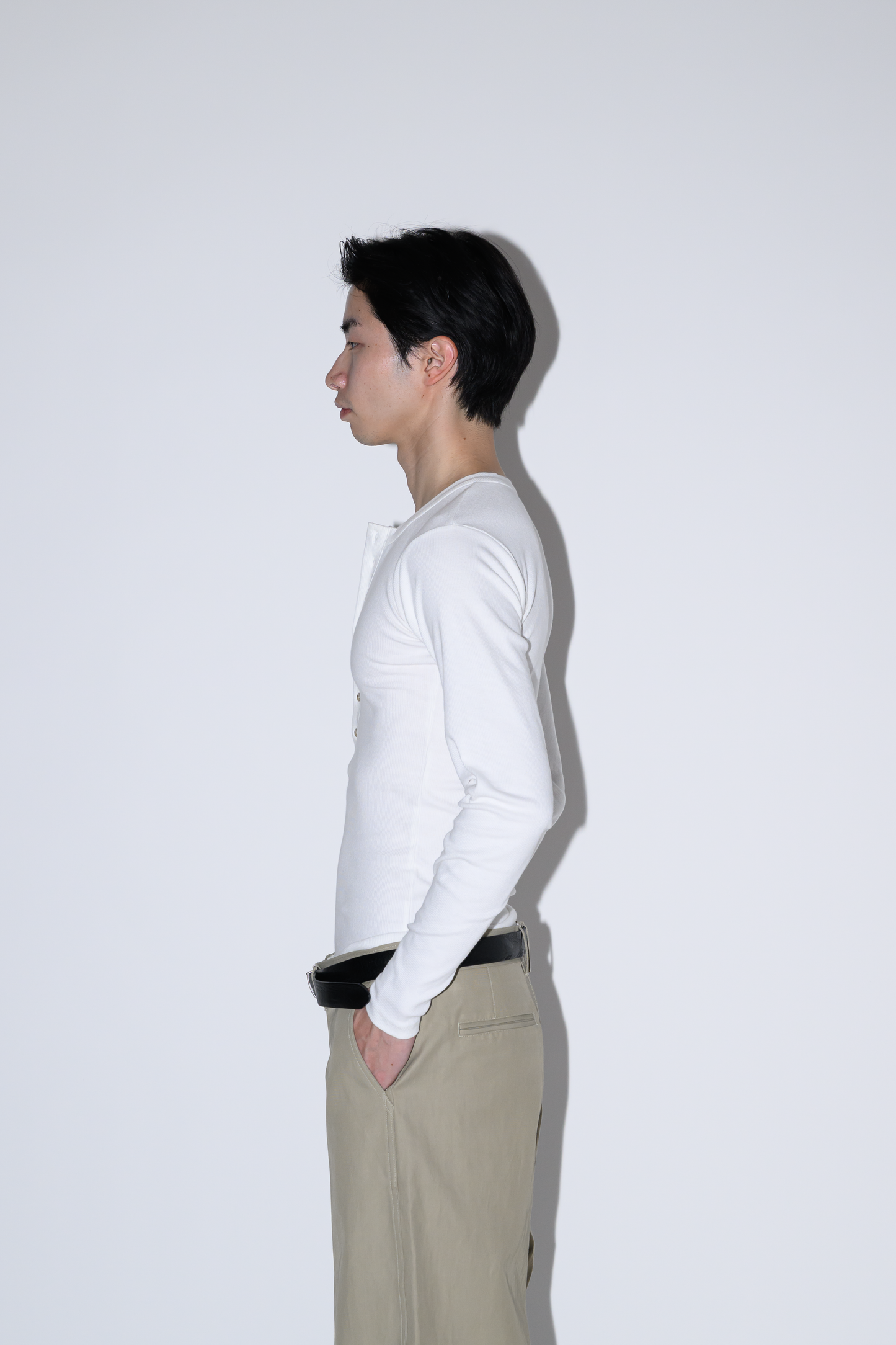 Marc Henley Neck Long Sleeve T-shirt