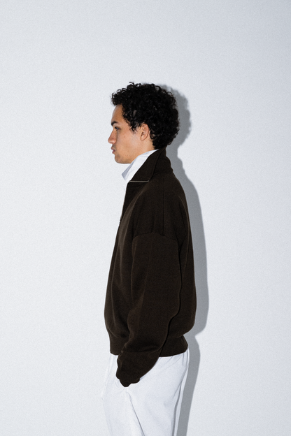 Chris Cotton Cashmere Half-Zip Pullover
