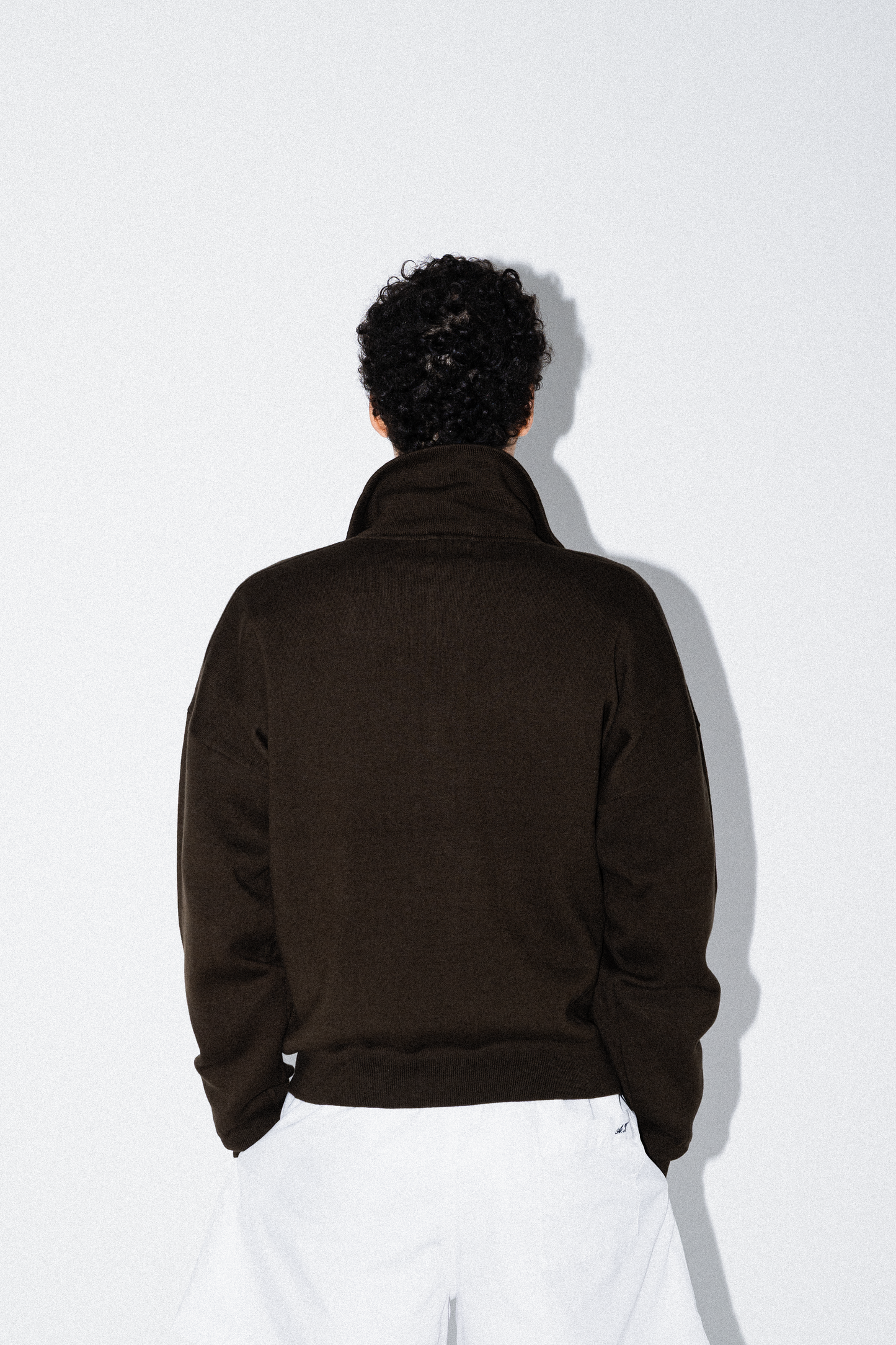 Chris Cotton Cashmere Half-Zip Pullover