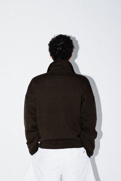 Chris Cotton Cashmere Half-Zip Pullover
