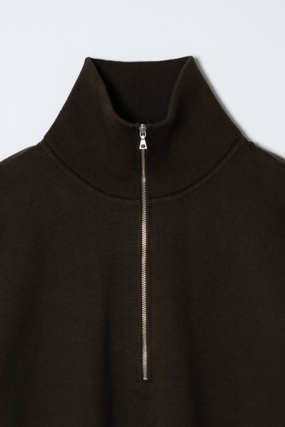 Chris Cotton Cashmere Half-Zip Pullover