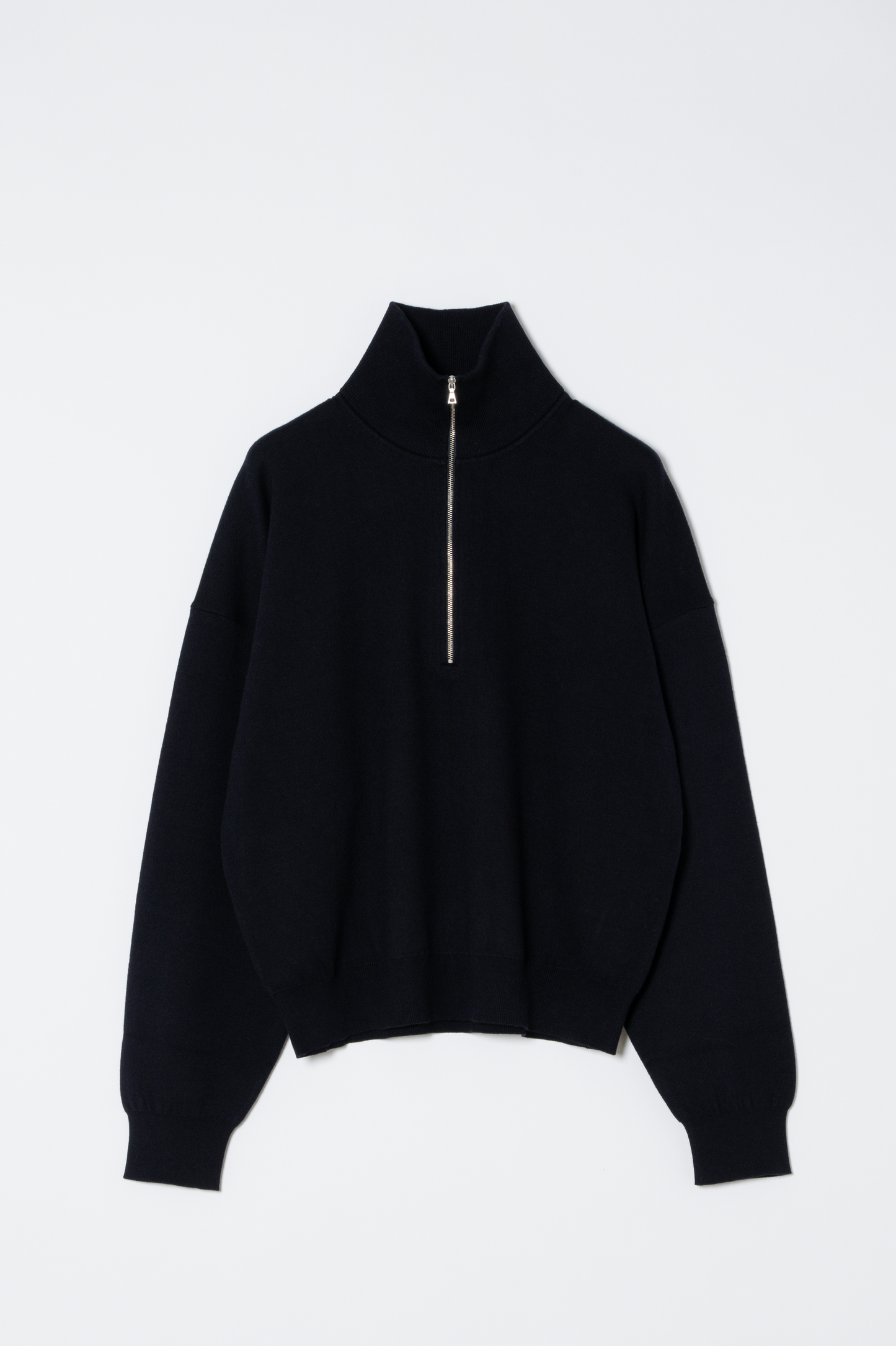Chris Cotton Cashmere Half-Zip Pullover