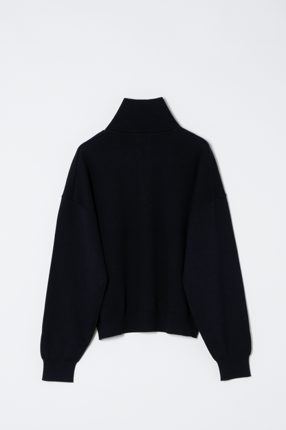 Chris Cotton Cashmere Half-Zip Pullover