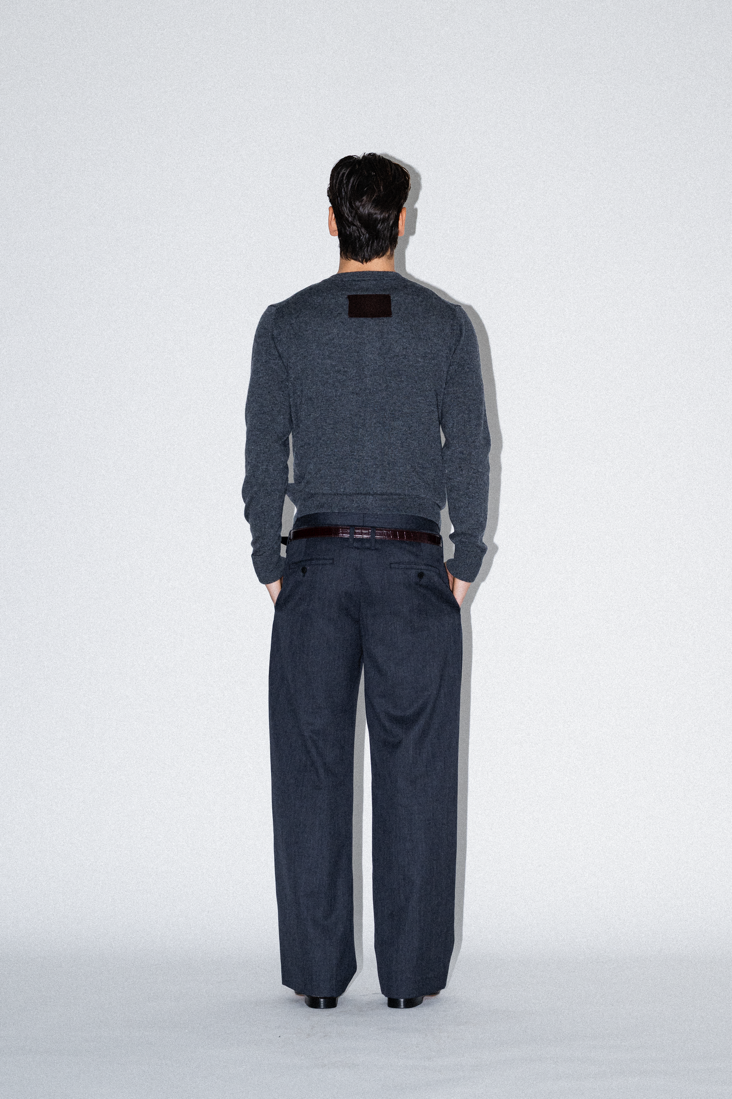 Joe Low-Rise Wool Trousers