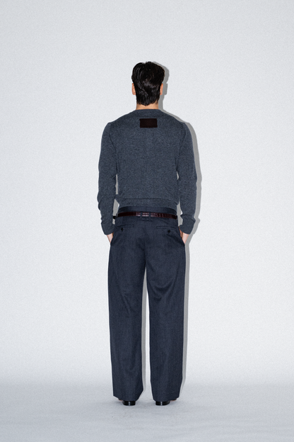 Joe Low-Rise Wool Trousers