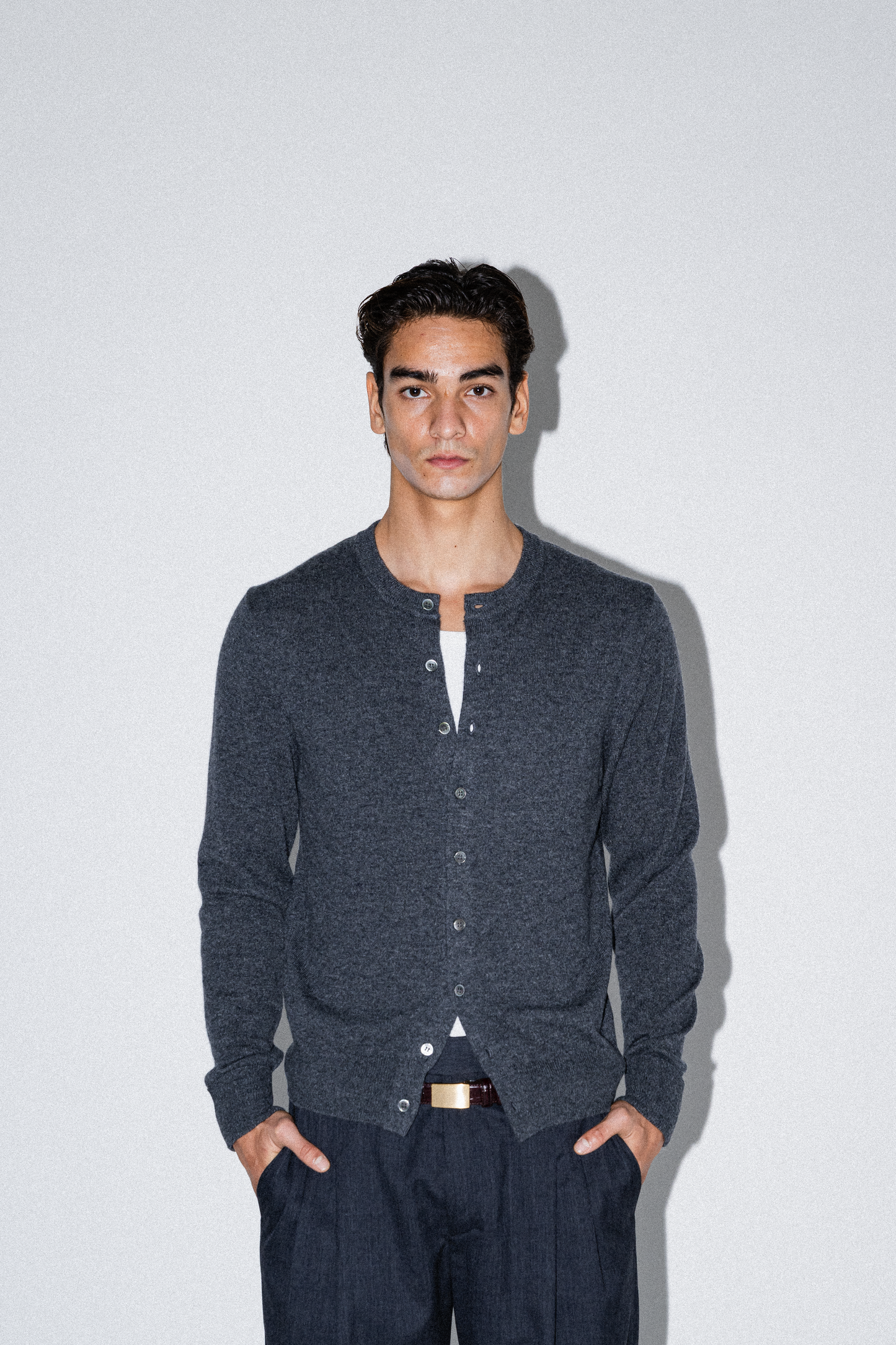 Kyle Cashmere Crew Neck Cardigan