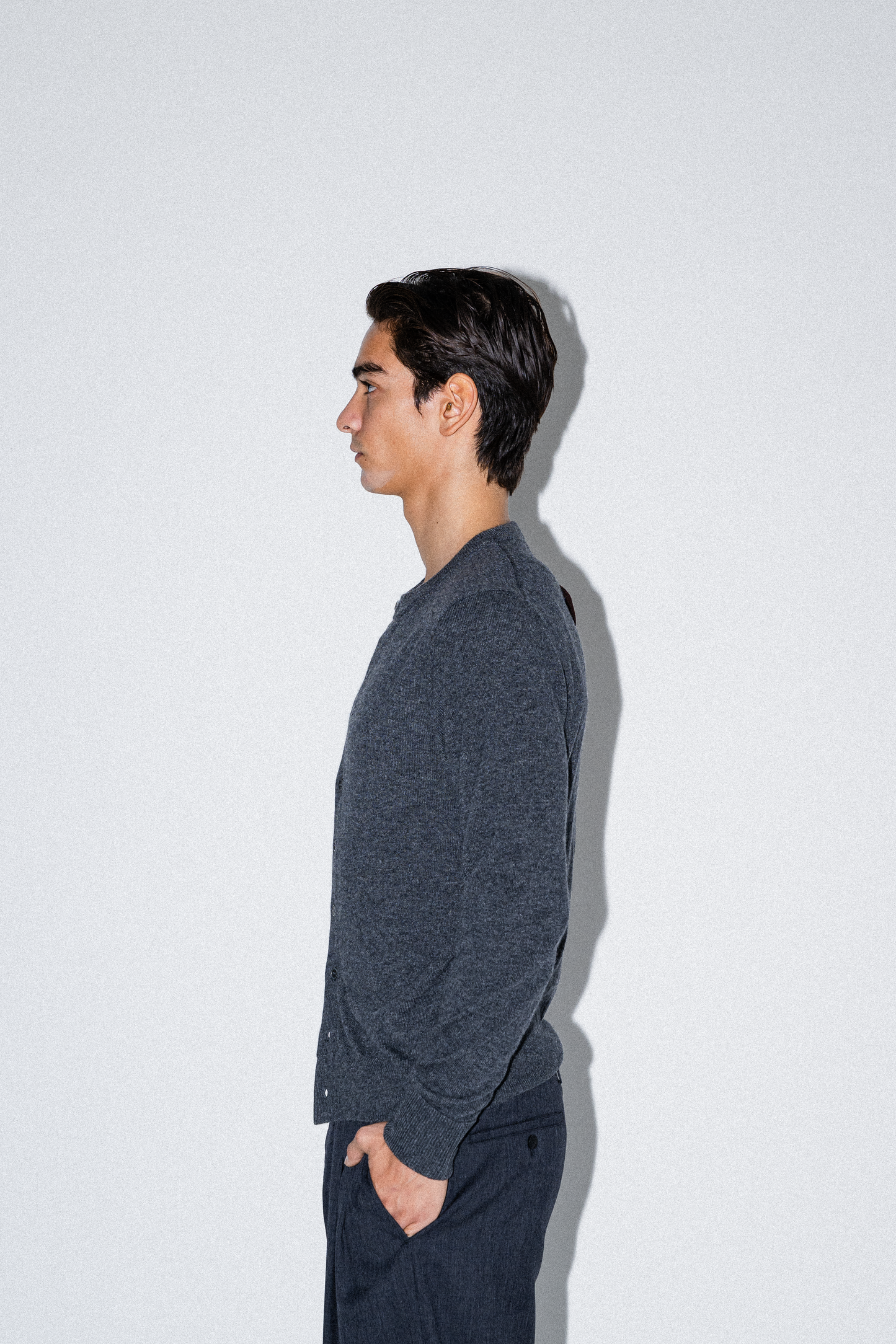 Kyle Cashmere Crew Neck Cardigan