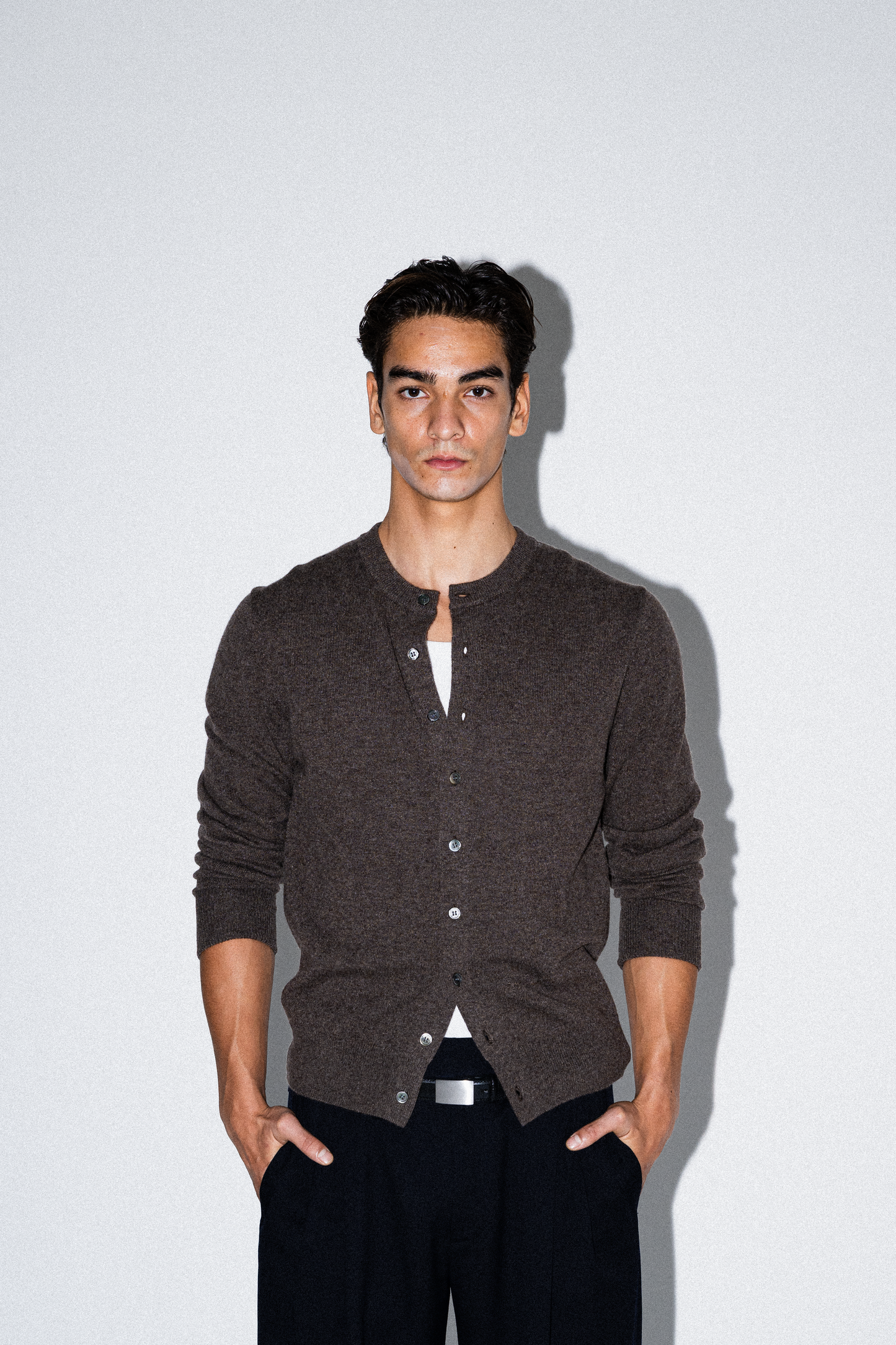 Kyle Cashmere Crew Neck Cardigan