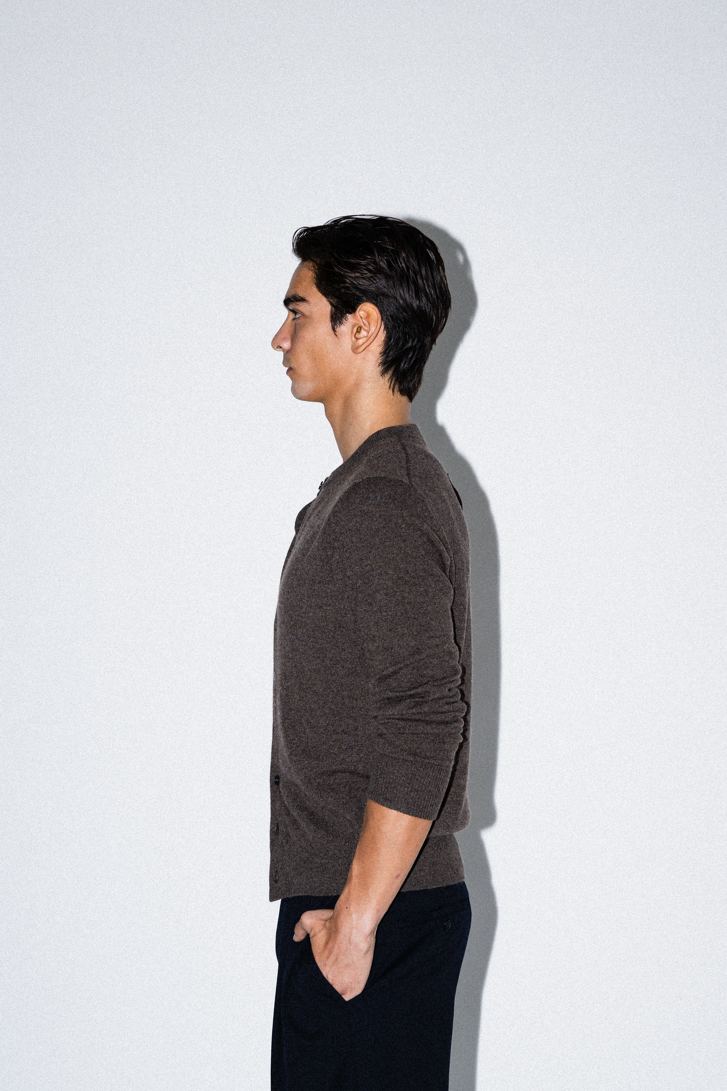 Kyle Cashmere Crew Neck Cardigan