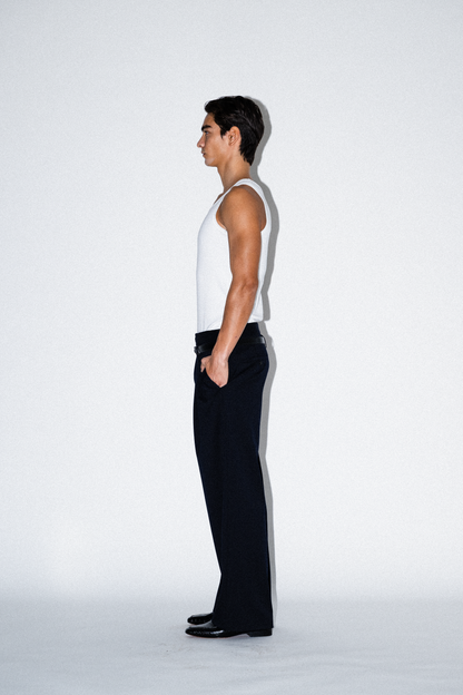 Joe Low-Rise Wool Trousers