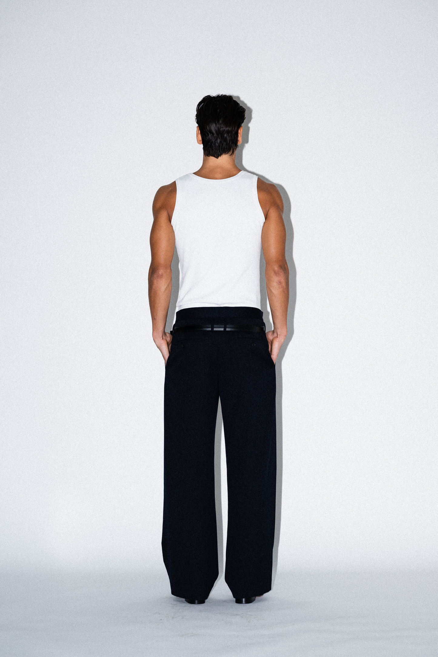 Joe Low-Rise Wool Trousers