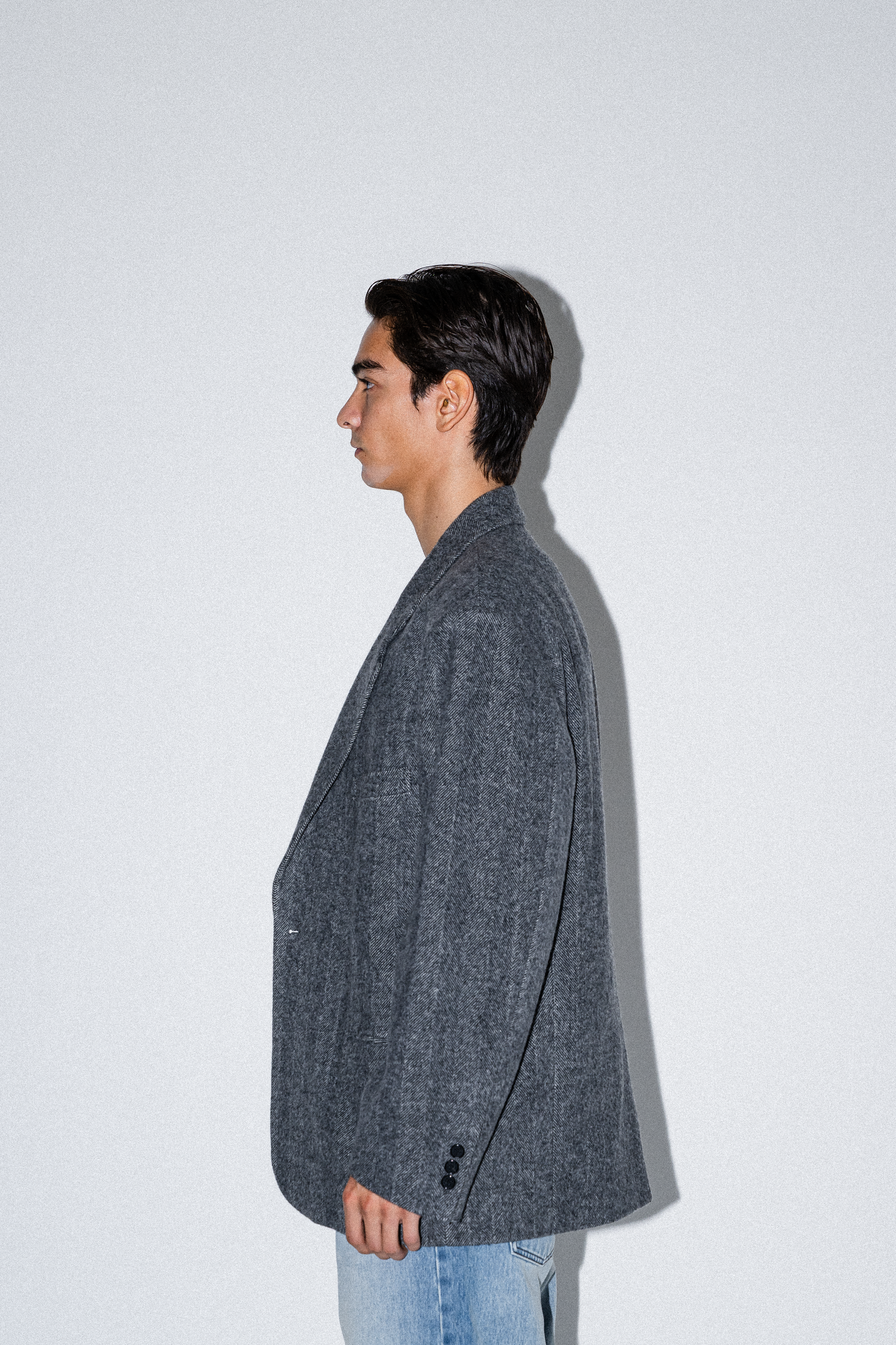 Bill Oversized Herringbone Blazer