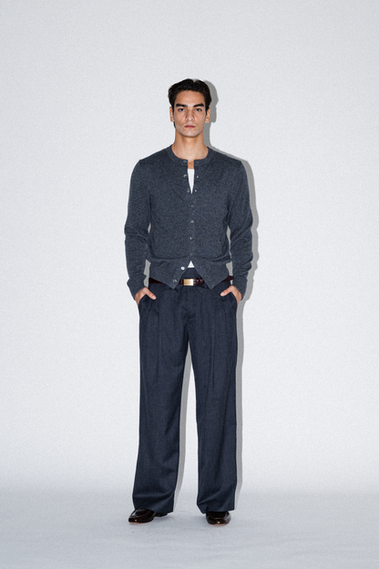 Joe Low-Rise Wool Trousers