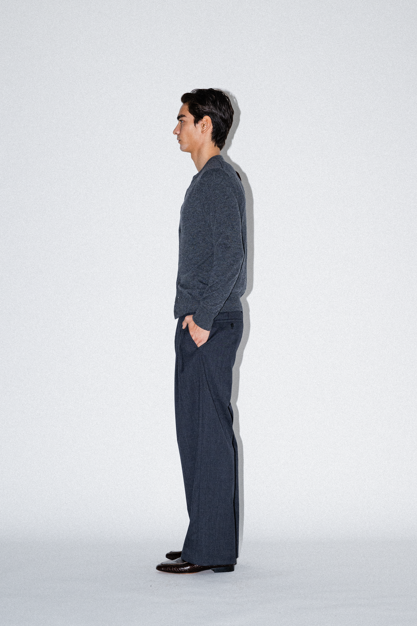 Joe Low-Rise Wool Trousers