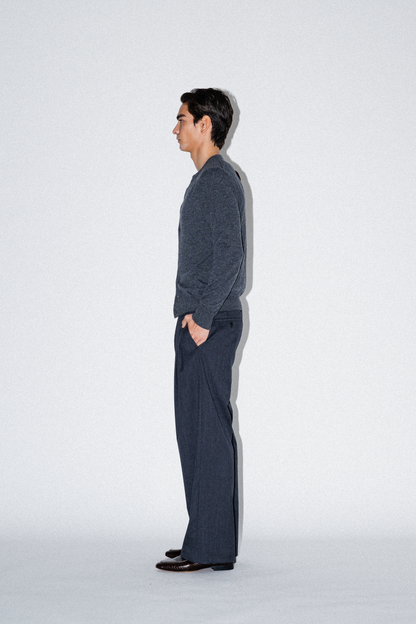 Joe Low-Rise Wool Trousers