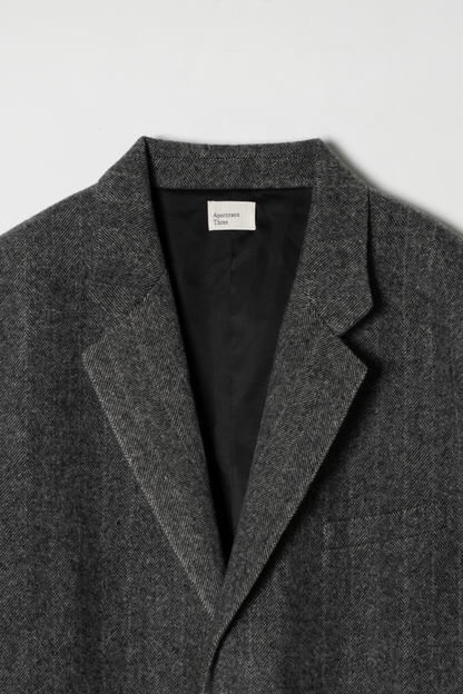 Bill Oversized Herringbone Blazer