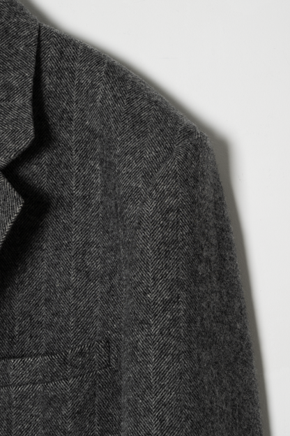 Bill Oversized Herringbone Blazer