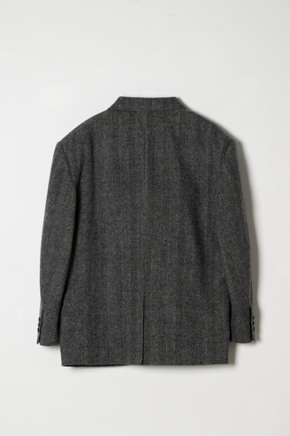 Bill Oversized Herringbone Blazer
