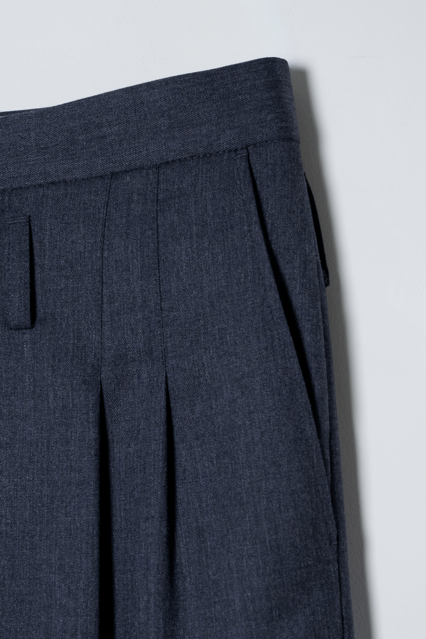 Joe Low-Rise Wool Trousers